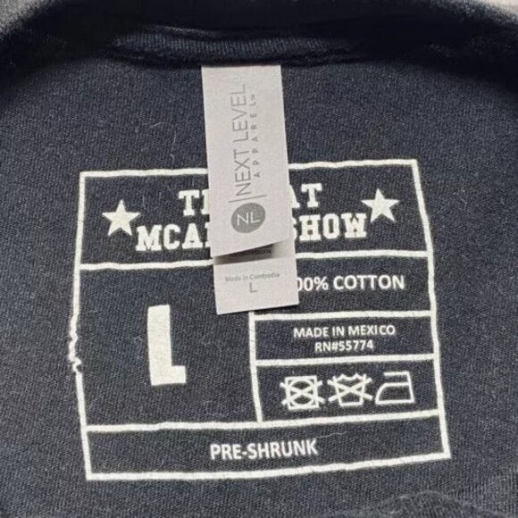 Pat McAffe Show I Still Like Beer Shirt Adult Large Next Level Apparel Black NL - Picture 7 of 8